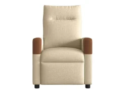 Poltrona| Poltrona Reclinável | Poltrona Confortável Relax tecido cor SHL793548 Creme