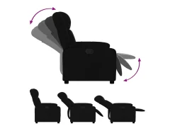 Poltrona| Poltrona Reclinável | Poltrona Confortável Relax tecido SHL350518 Preto