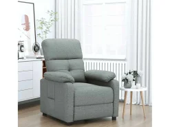 Poltrona| Poltrona Reclinável | Poltrona Confortável Relax tecido cinzento-escuro SHL798899 Cinza antracite