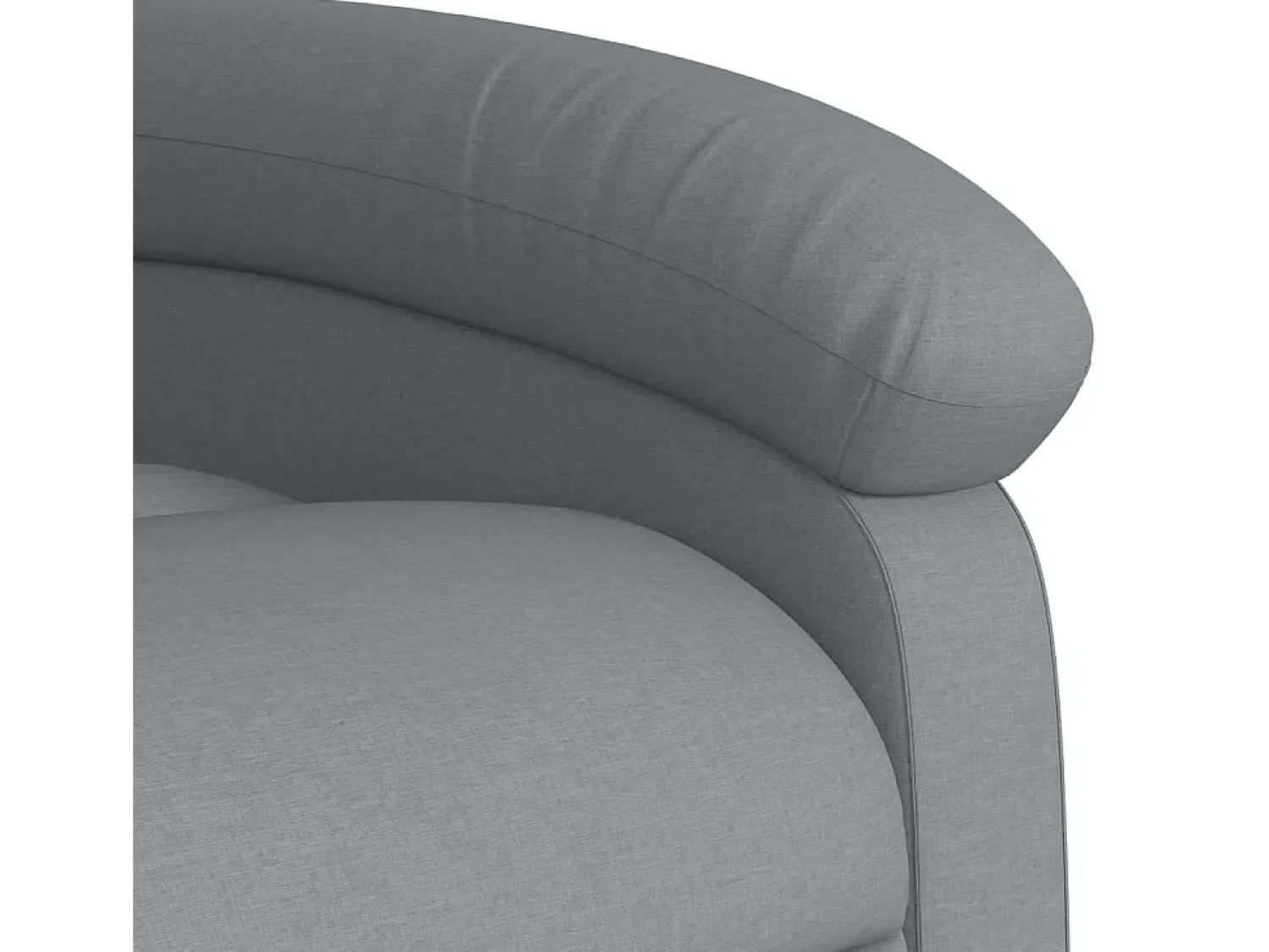 Poltrona* Poltrona Reclinável | Poltrona Confortável Relax tecido -claro SHL696089 Cinzento