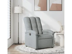 Poltrona* Poltrona Reclinável | Poltrona Confortável Relax tecido -claro SHL696089 Cinzento