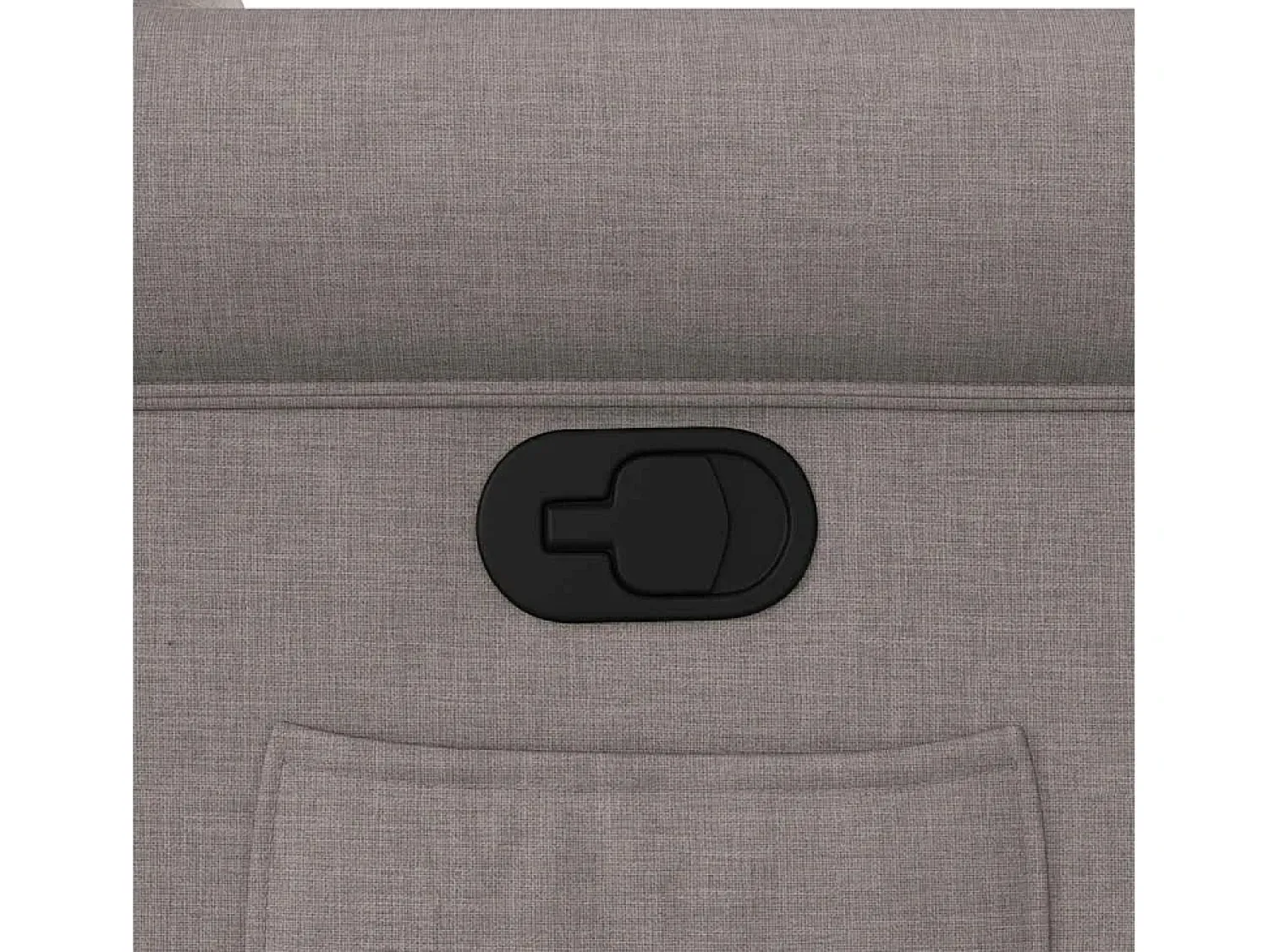 Poltrona* Poltrona Reclinável | Poltrona Confortável Relax tecido cinzento-acastanhado SHL706485 Taupe