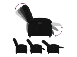 Poltrona| Poltrona Reclinável | Poltrona Confortável Relax tecido SHL759685 Preto