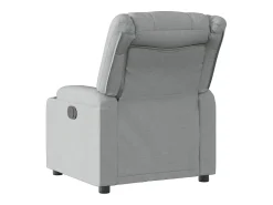 Online Poltrona Reclinável | Poltrona Confortável Relax tecido -claro SHL165225 Cinzento