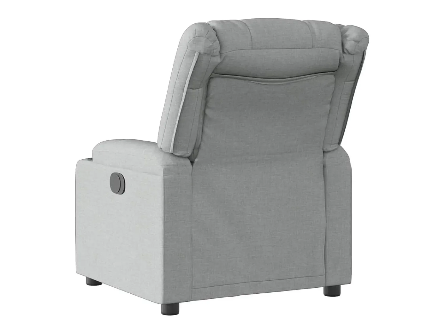 Online Poltrona Reclinável | Poltrona Confortável Relax tecido -claro SHL165225 Cinzento