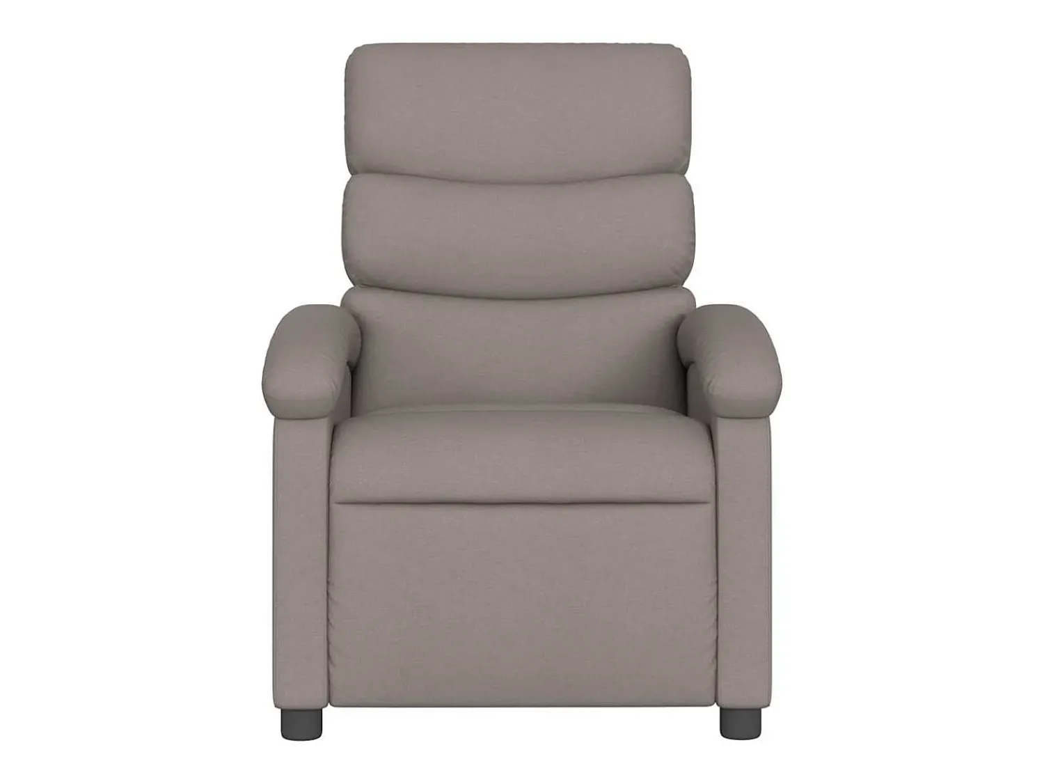 Poltrona* Poltrona Reclinável | Poltrona Confortável Relax tecido cinzento-acastanhado SHL210396 Taupe