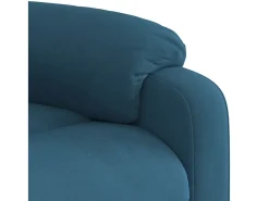 Poltrona* Poltrona Reclinável | Poltrona Confortável Relax veludo SHL632931 Azul