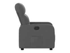 Poltrona| Poltrona Reclinável | Poltrona Confortável Relax tecido cinzento-escuro SHL452413 Cinza antracite