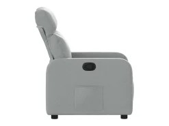 Poltrona| Poltrona Reclinável | Poltrona Confortável Relax tecido -claro SHL346648 Cinzento