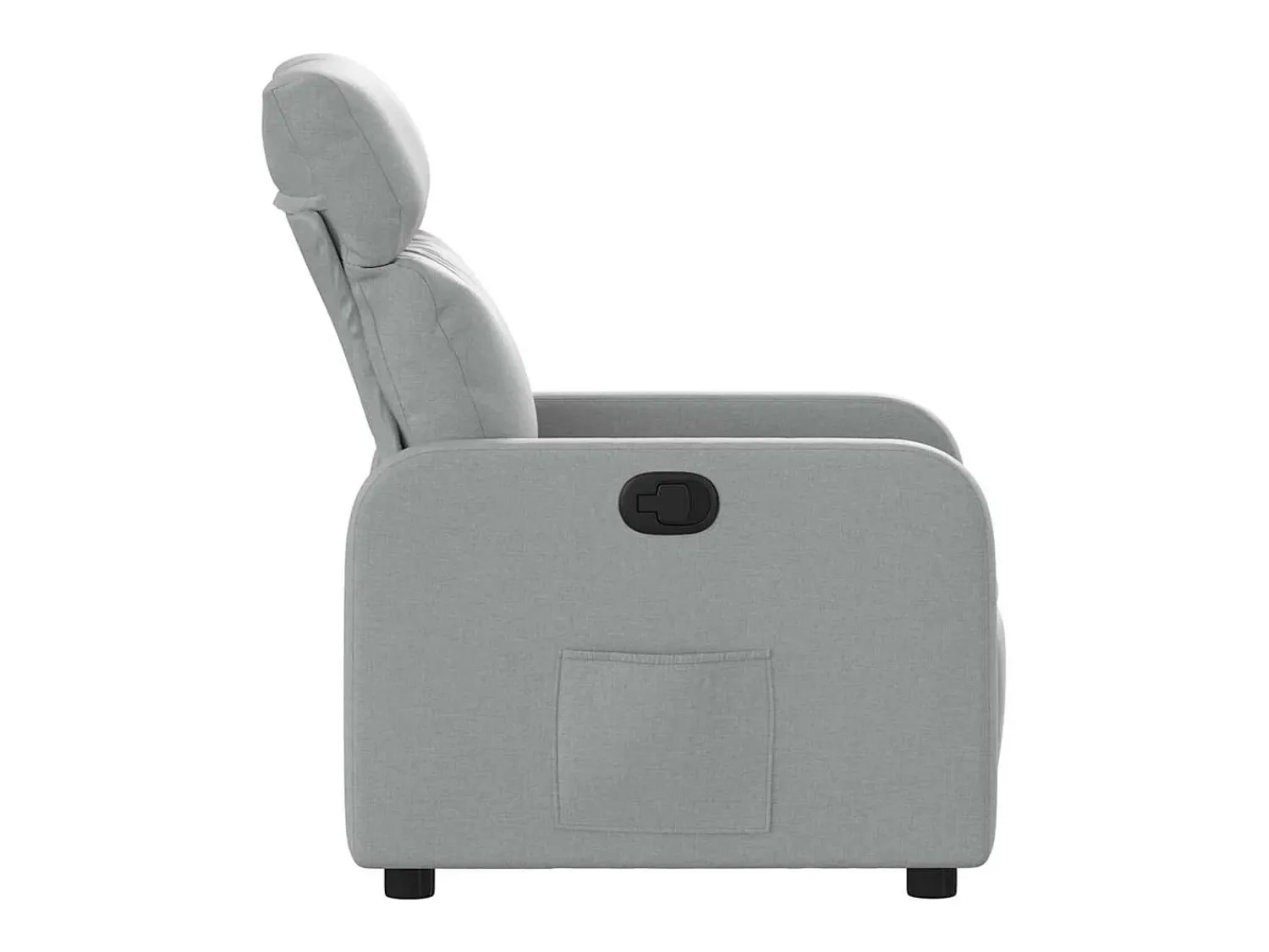 Poltrona| Poltrona Reclinável | Poltrona Confortável Relax tecido -claro SHL346648 Cinzento