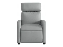 Poltrona| Poltrona Reclinável | Poltrona Confortável Relax tecido -claro SHL346648 Cinzento