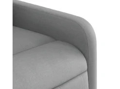 Poltrona| Poltrona Reclinável | Poltrona Confortável Relax tecido -claro SHL346648 Cinzento
