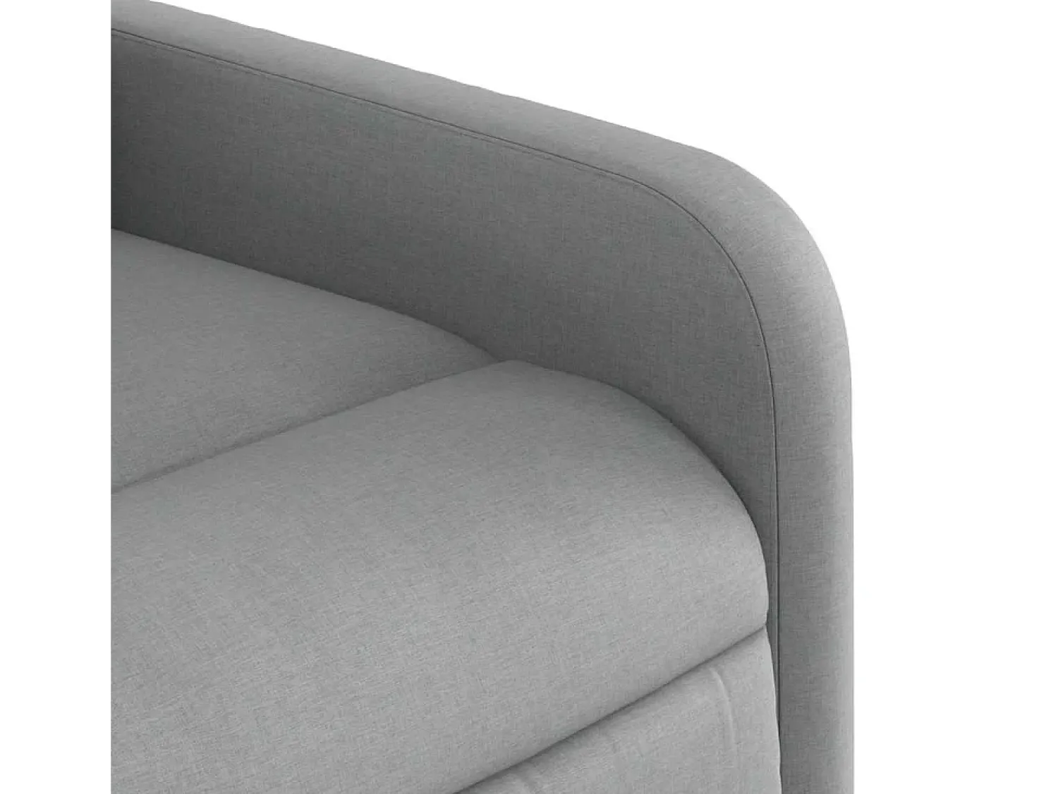 Poltrona| Poltrona Reclinável | Poltrona Confortável Relax tecido -claro SHL346648 Cinzento