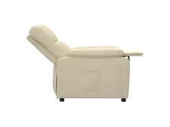 Poltrona| Poltrona Reclinável | Poltrona Confortável Relax tecido cor SHL726757 Creme