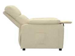 Poltrona| Poltrona Reclinável | Poltrona Confortável Relax tecido cor SHL726757 Creme