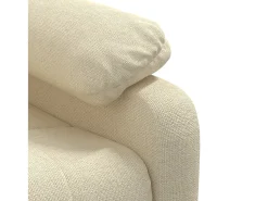 Poltrona| Poltrona Reclinável | Poltrona Confortável Relax tecido cor SHL726757 Creme