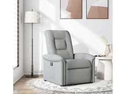 Poltrona Reclinável | Poltrona Confortável Relax tecido -claro SHL652758^ Poltrona