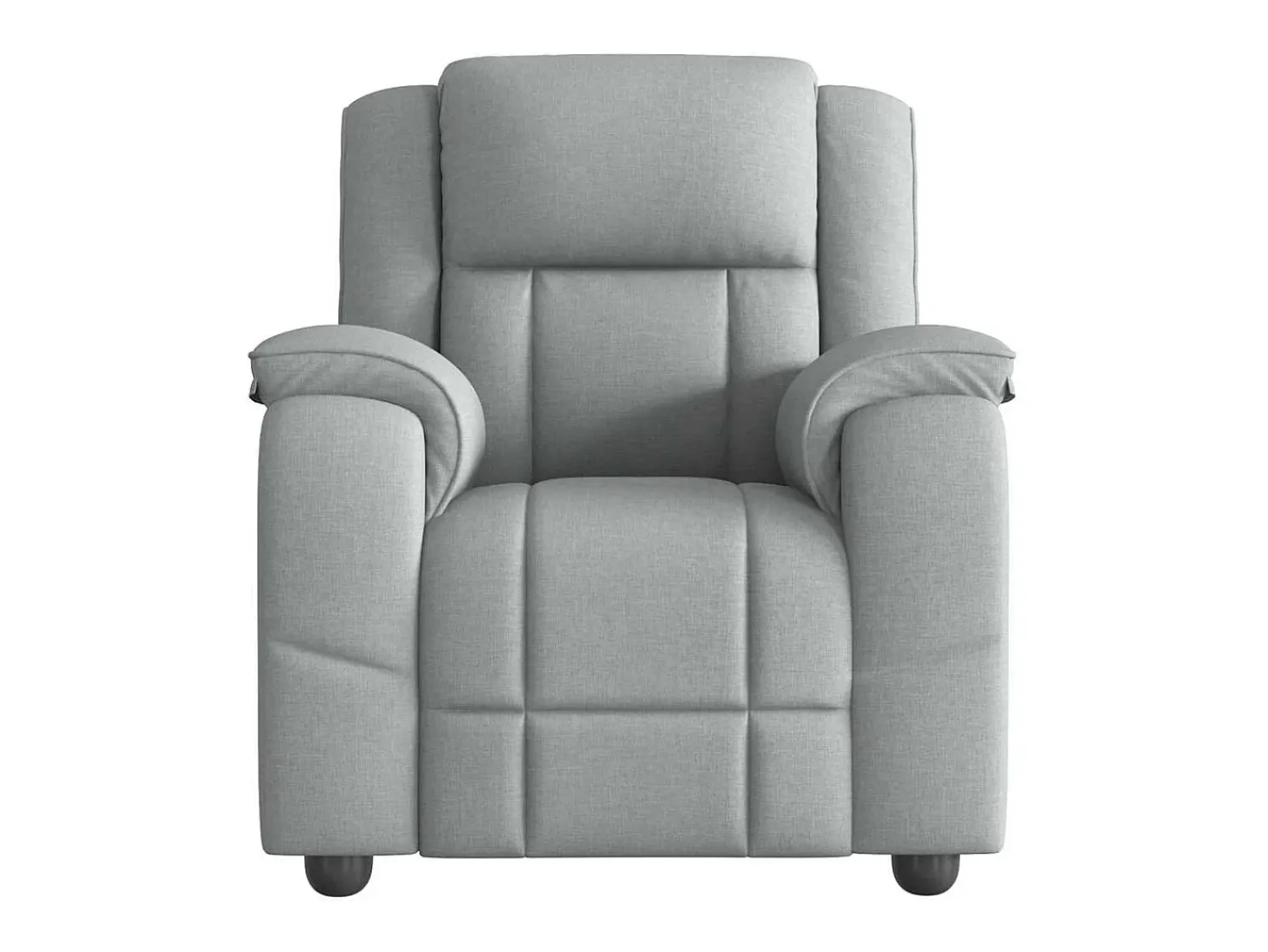 Poltrona| Poltrona Reclinável | Poltrona Confortável Relax tecido -claro SHL194850 Cinzento