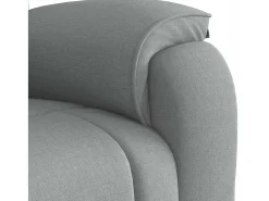 Poltrona| Poltrona Reclinável | Poltrona Confortável Relax tecido -claro SHL194850 Cinzento
