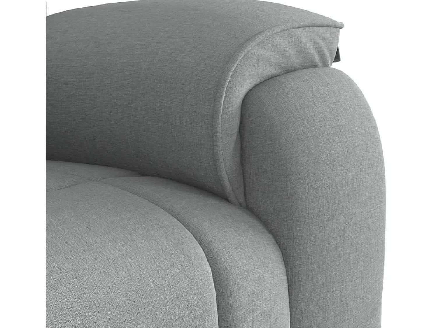 Poltrona| Poltrona Reclinável | Poltrona Confortável Relax tecido -claro SHL194850 Cinzento