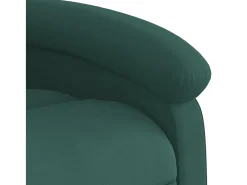 Poltrona Reclinável | Poltrona Confortável Relax veludo verde-escuro SHL649266^ Poltrona