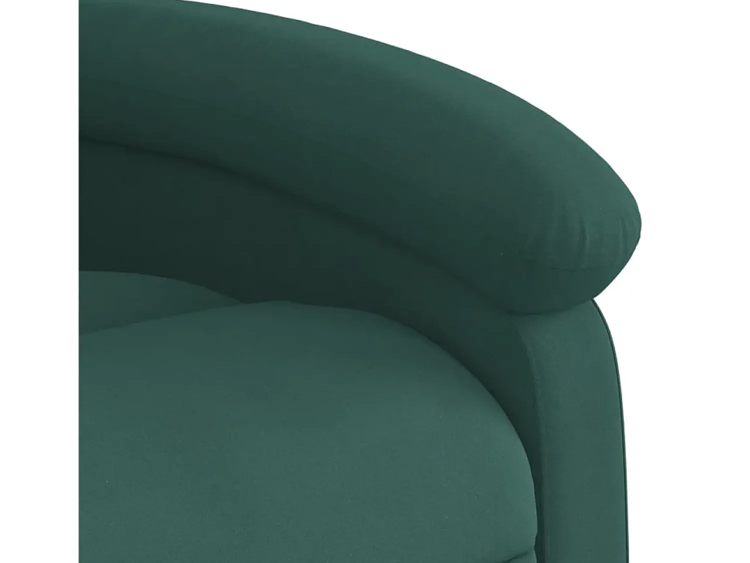 Poltrona Reclinável | Poltrona Confortável Relax veludo verde-escuro SHL649266^ Poltrona