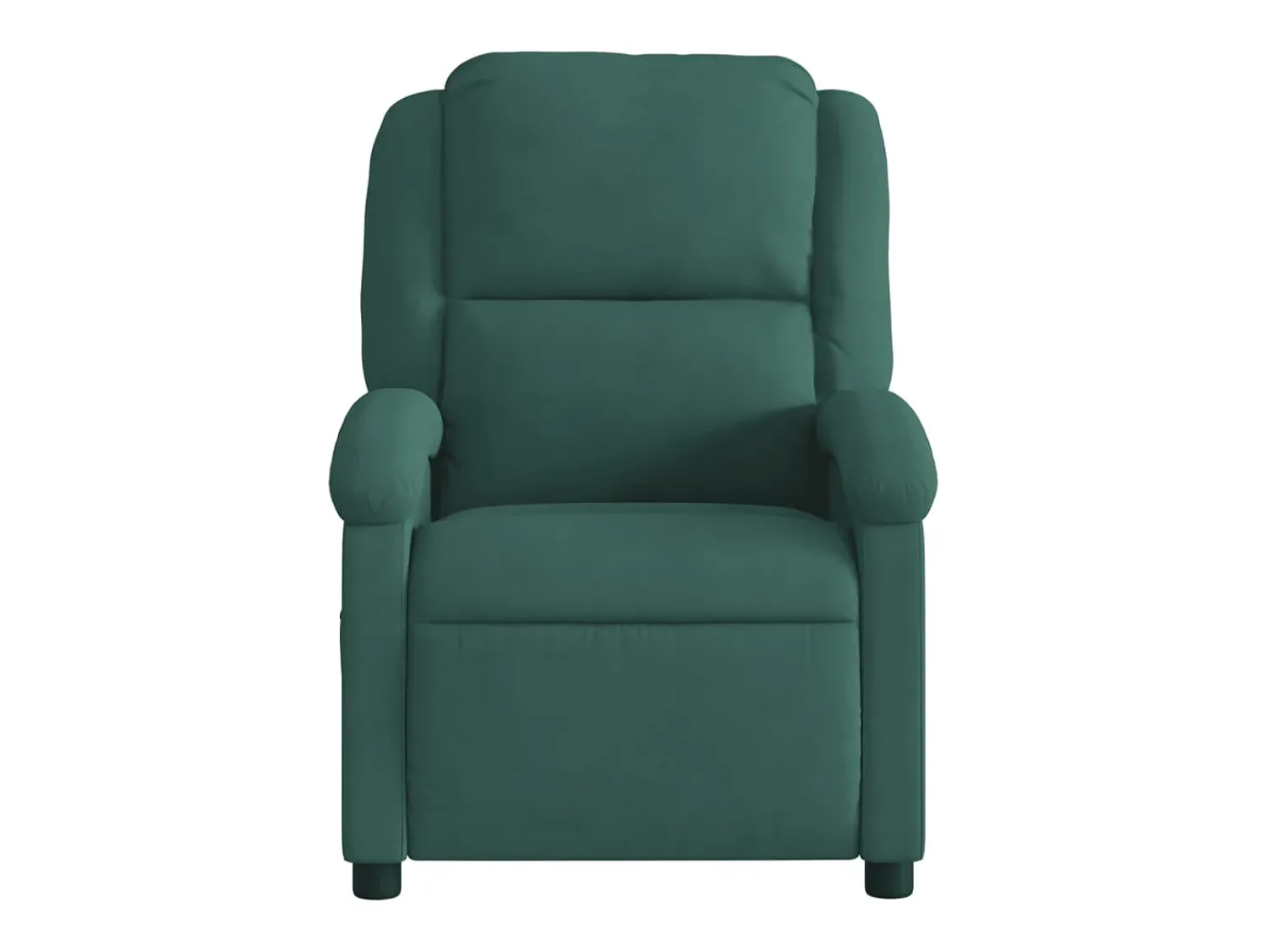 Poltrona Reclinável | Poltrona Confortável Relax veludo verde-escuro SHL649266^ Poltrona