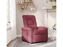 Poltrona Reclinável | Poltrona Confortável Relax tecido tinto SHL485164^ Poltrona