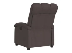 Hot Poltrona Reclinável | Poltrona Confortável Relax tecido -escuro SHL39336 Castanho