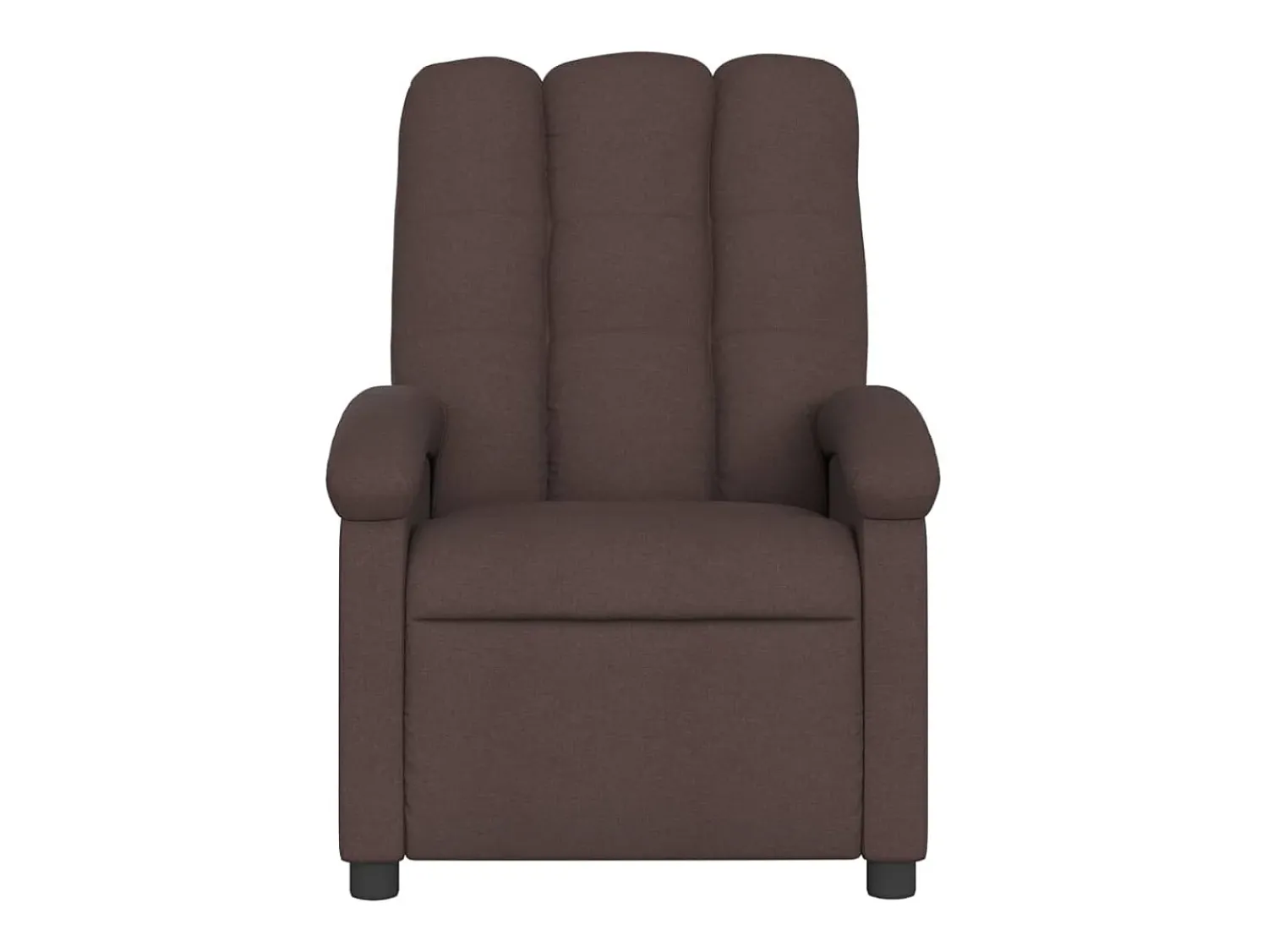 Hot Poltrona Reclinável | Poltrona Confortável Relax tecido -escuro SHL39336 Castanho