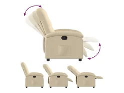 Poltrona Reclinável | Poltrona Confortável Relax tecido cor SHL555727^ Poltrona