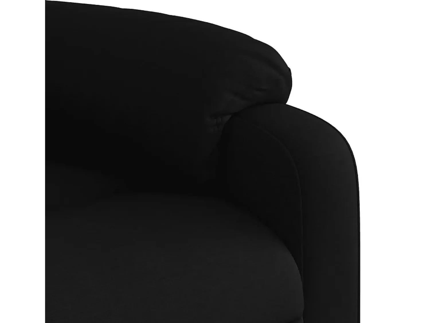 Poltrona* Poltrona Reclinável | Poltrona Confortável Relax tecido SHL347863 Preto