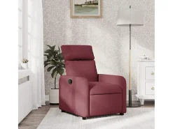 Poltrona Reclinável | Poltrona Confortável Relax tecido tinto SHL854943^ Poltrona