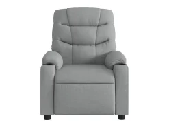 Sale Poltrona Reclinável | Poltrona Confortável Relax tecido -claro SHL474657 Cinzento