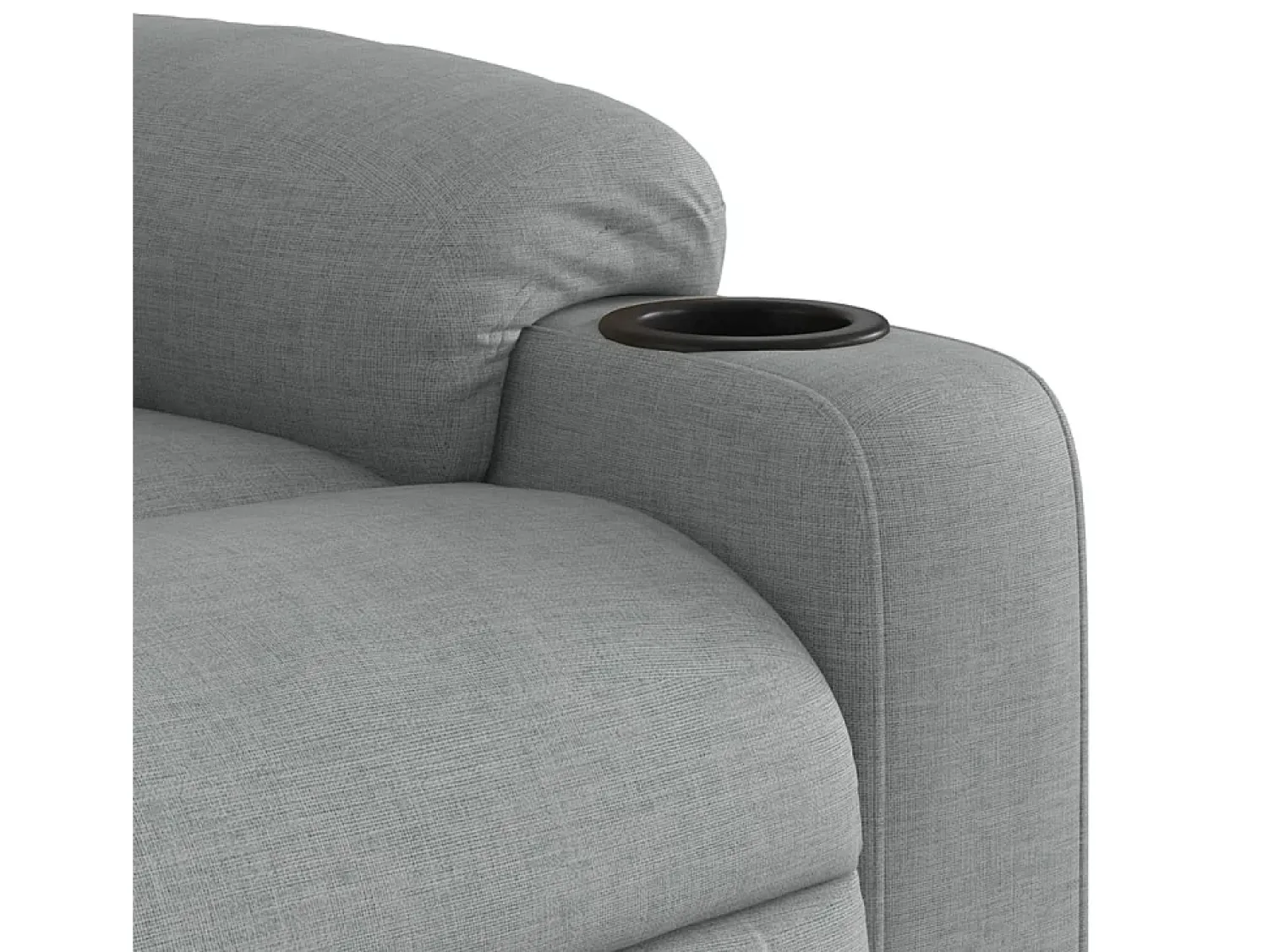 Sale Poltrona Reclinável | Poltrona Confortável Relax tecido -claro SHL474657 Cinzento