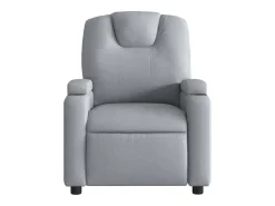 Poltrona| Poltrona Reclinável | Poltrona Confortável Relax tecido -claro SHL962680 Cinzento