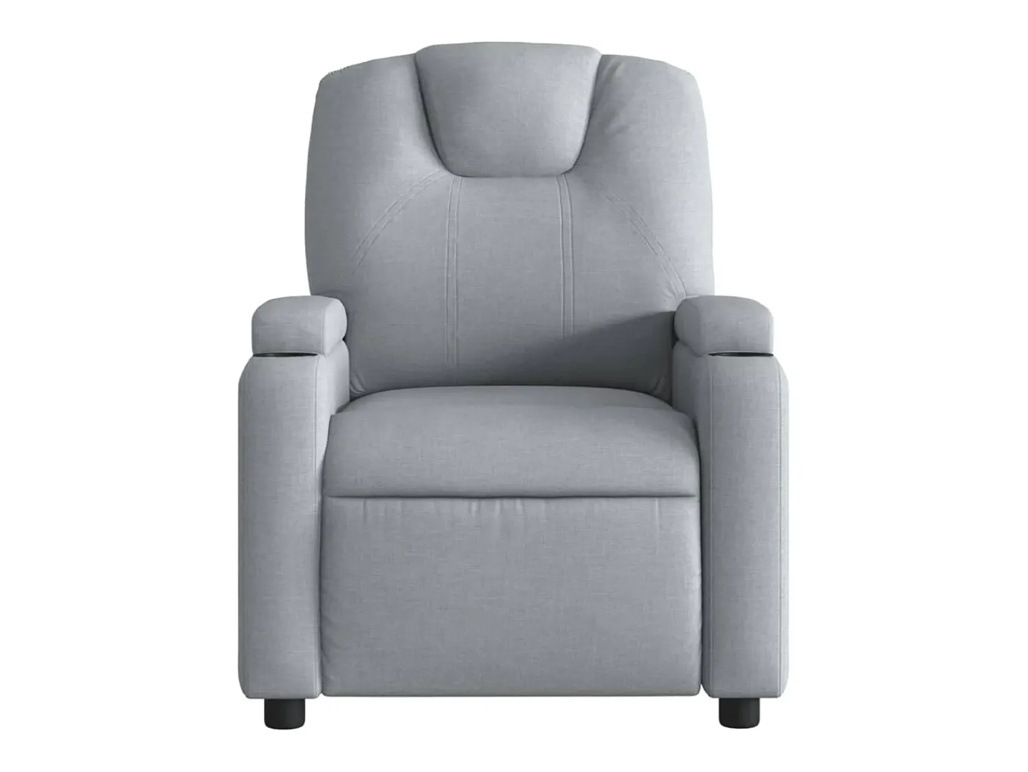 Poltrona| Poltrona Reclinável | Poltrona Confortável Relax tecido -claro SHL962680 Cinzento