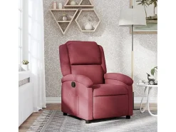 Poltrona| Poltrona Reclinável | Poltrona Confortável Relax tecido tinto SHL958707 Vermelho