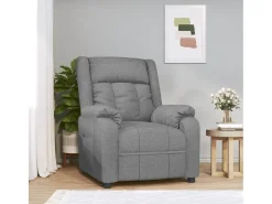 Poltrona* Poltrona Reclinável | Poltrona Confortável Relax tecido -claro SHL834057 Cinzento