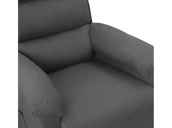 Poltrona| Poltrona Reclinável | Poltrona Confortável Relax tecido cinzento-escuro SHL102784 Cinza antracite