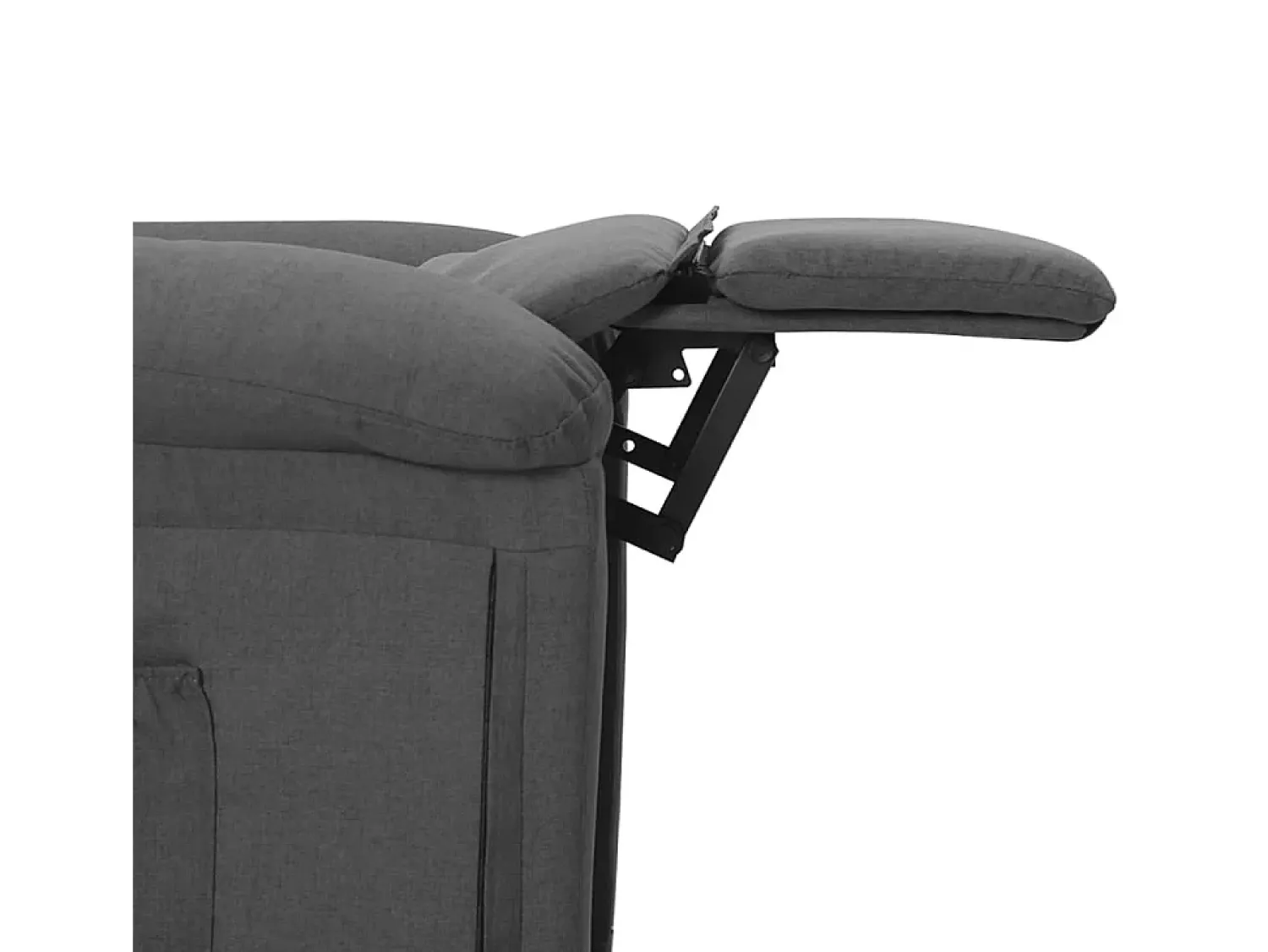 Poltrona| Poltrona Reclinável | Poltrona Confortável Relax tecido cinzento-escuro SHL102784 Cinza antracite
