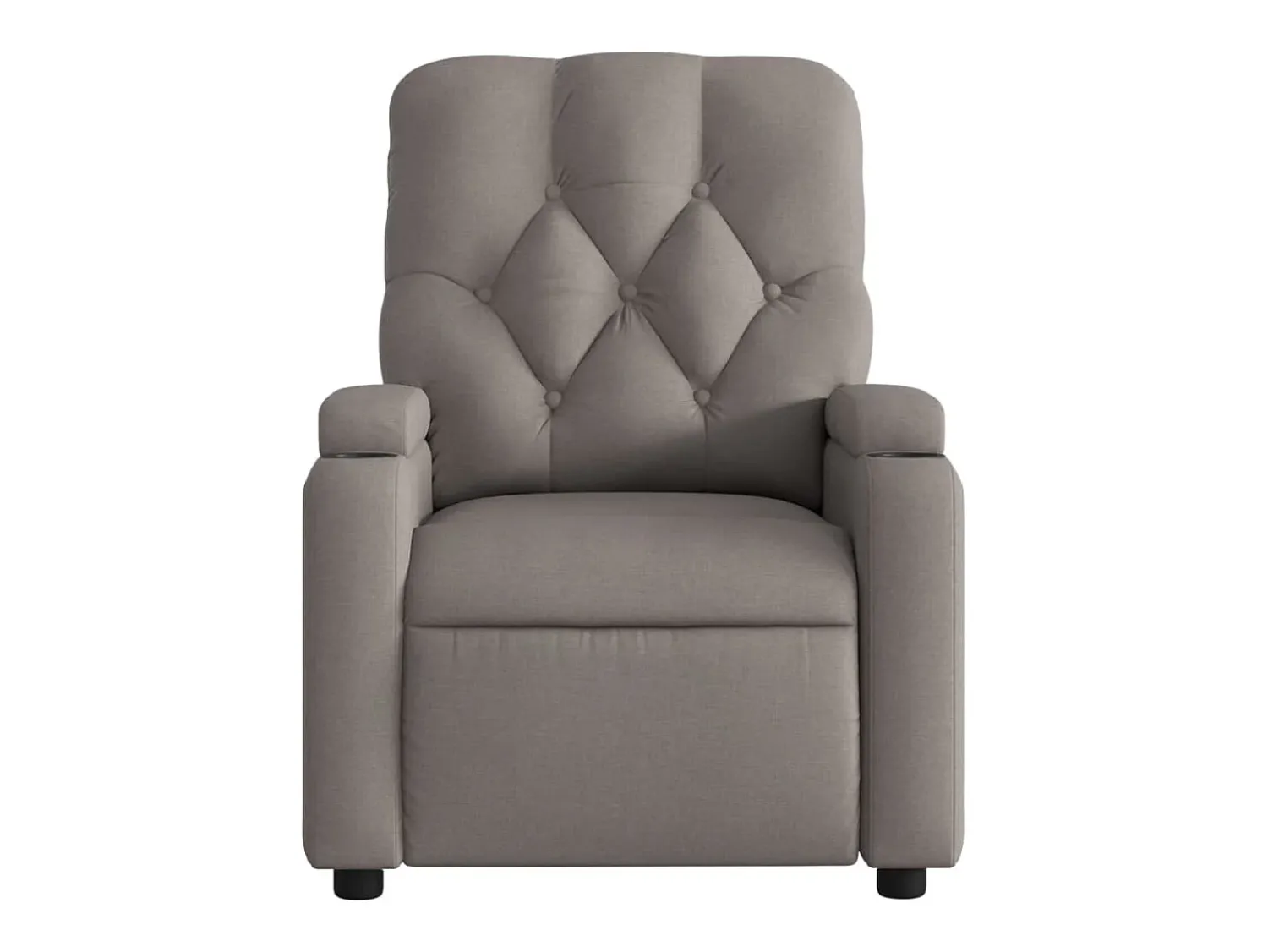 Poltrona| Poltrona Reclinável | Poltrona Confortável Relax tecido cinzento-acastanhado SHL290274 Taupe
