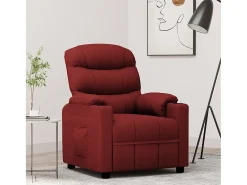 Poltrona| Poltrona Reclinável | Poltrona Confortável Relax tecido tinto SHL773778 Vermelho