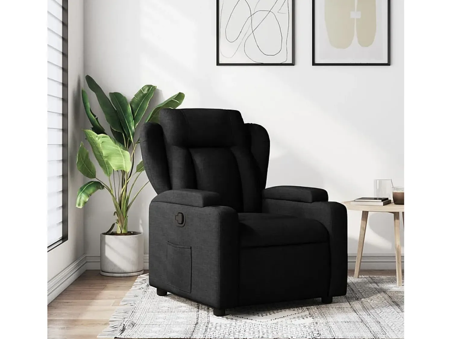 Poltrona Reclinável | Poltrona Confortável Relax tecido SHL611911^ Poltrona