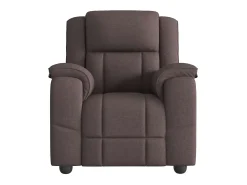 Best Poltrona Reclinável | Poltrona Confortável Relax tecido -escuro SHL407665 Castanho