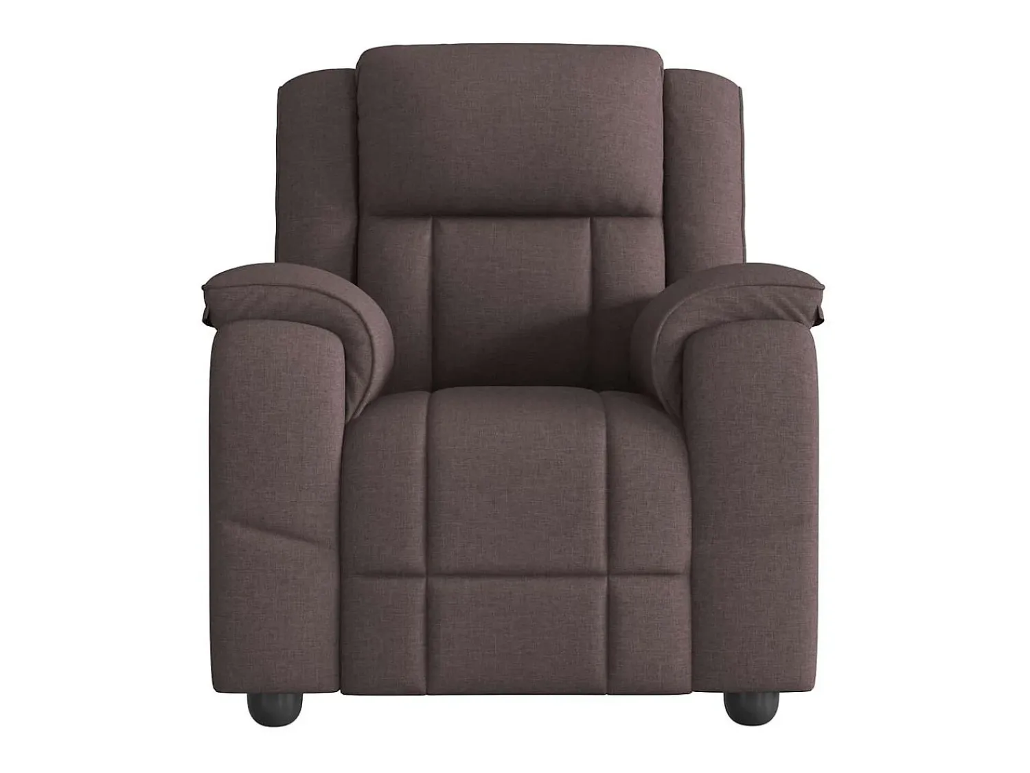 Best Poltrona Reclinável | Poltrona Confortável Relax tecido -escuro SHL407665 Castanho