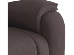 Best Poltrona Reclinável | Poltrona Confortável Relax tecido -escuro SHL407665 Castanho