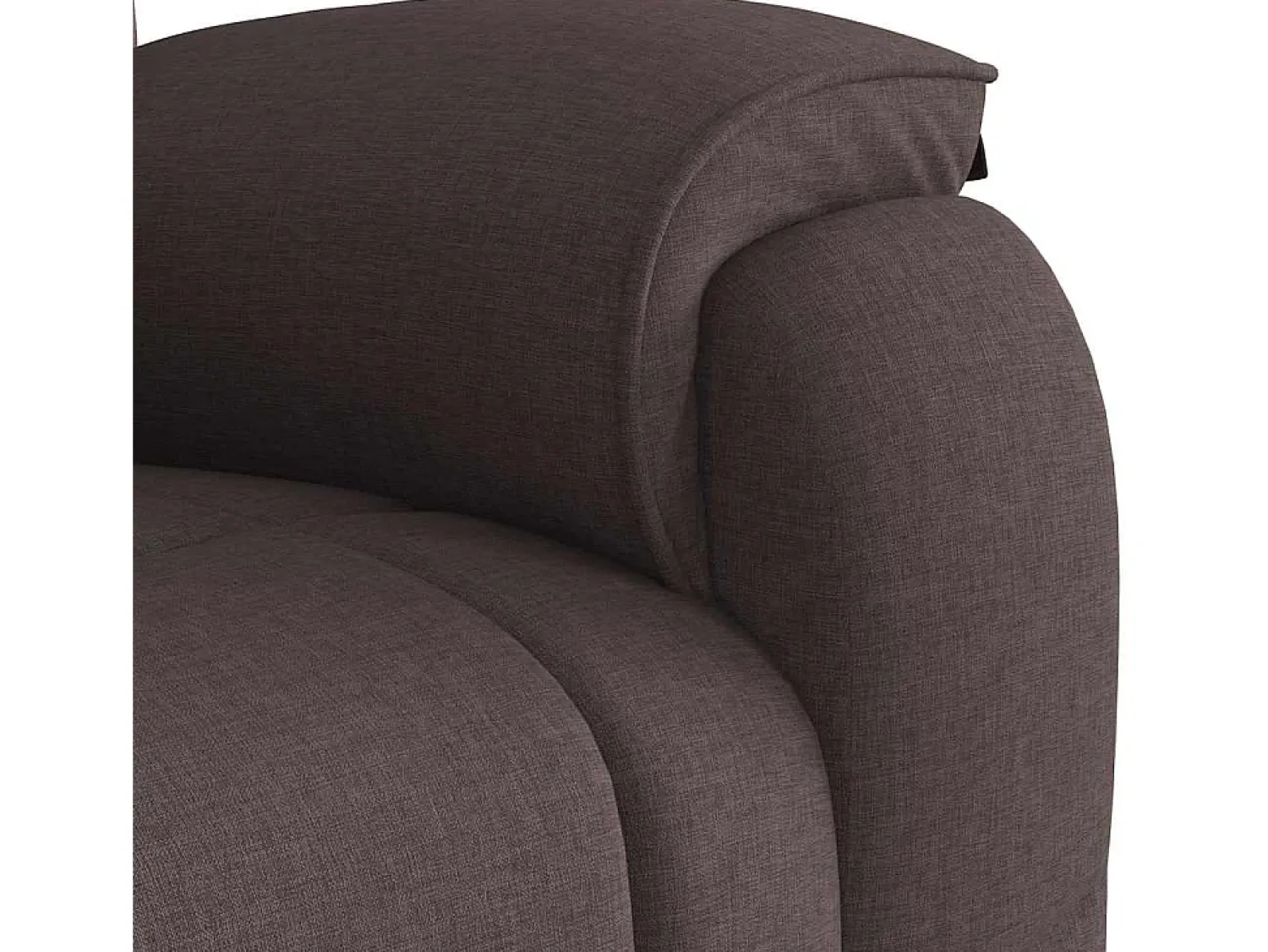 Best Poltrona Reclinável | Poltrona Confortável Relax tecido -escuro SHL407665 Castanho