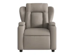 Poltrona Reclinável | Poltrona Confortável Relax tecido cinzento-acastanhado SHL373988^ Poltrona