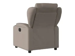 Poltrona Reclinável | Poltrona Confortável Relax tecido cinzento-acastanhado SHL373988^ Poltrona
